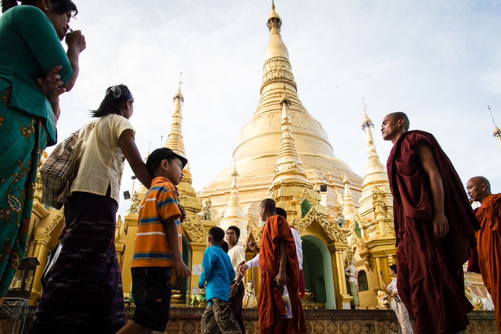 Shwedagon w Yangon, Birma; fot. T. Bogusz /