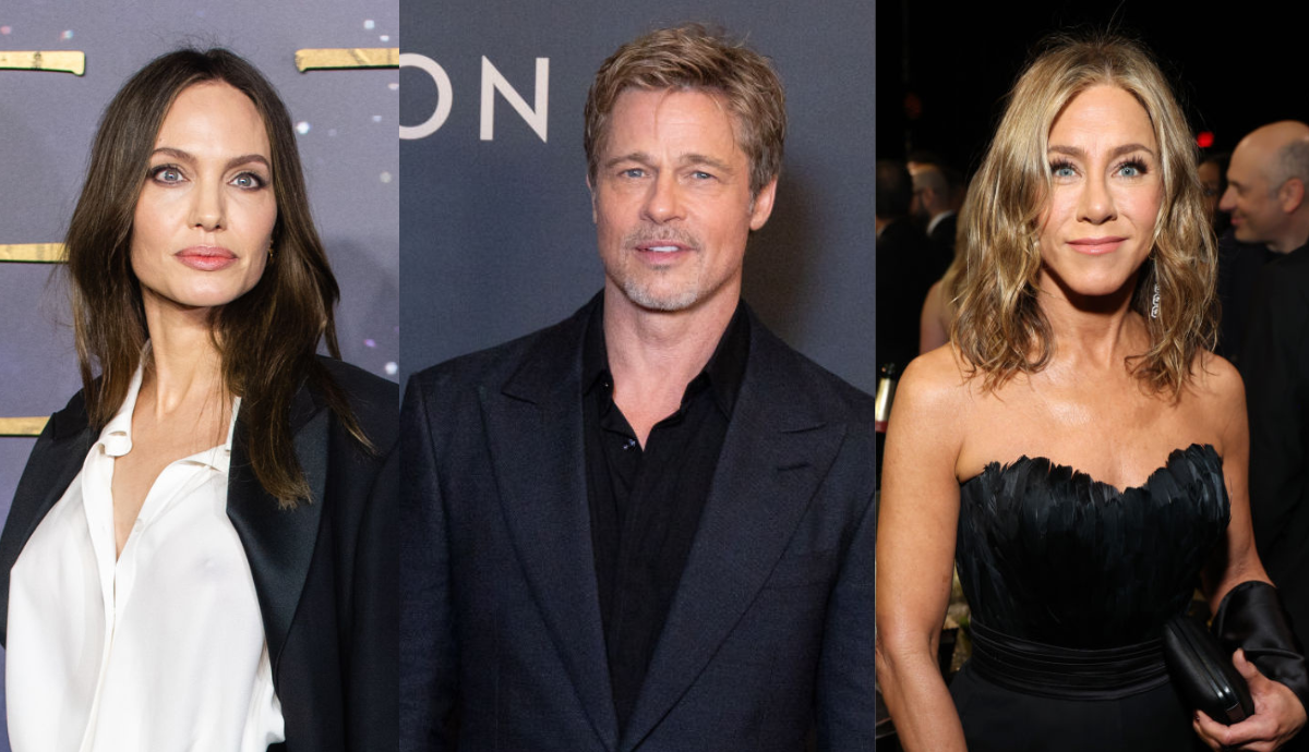 Brad Pitt két gyönyörű színésznővel, Jennifer Anistonnal és Angelina Jolie-val is álompárt alkotott