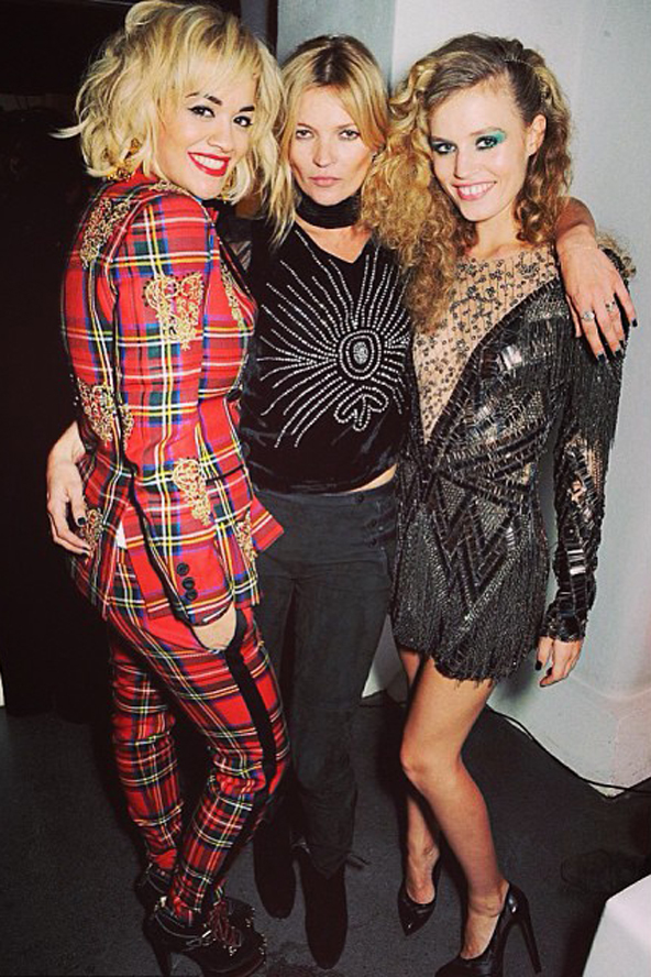 Rita Ora, Kate Moss és Georgia May Jagger