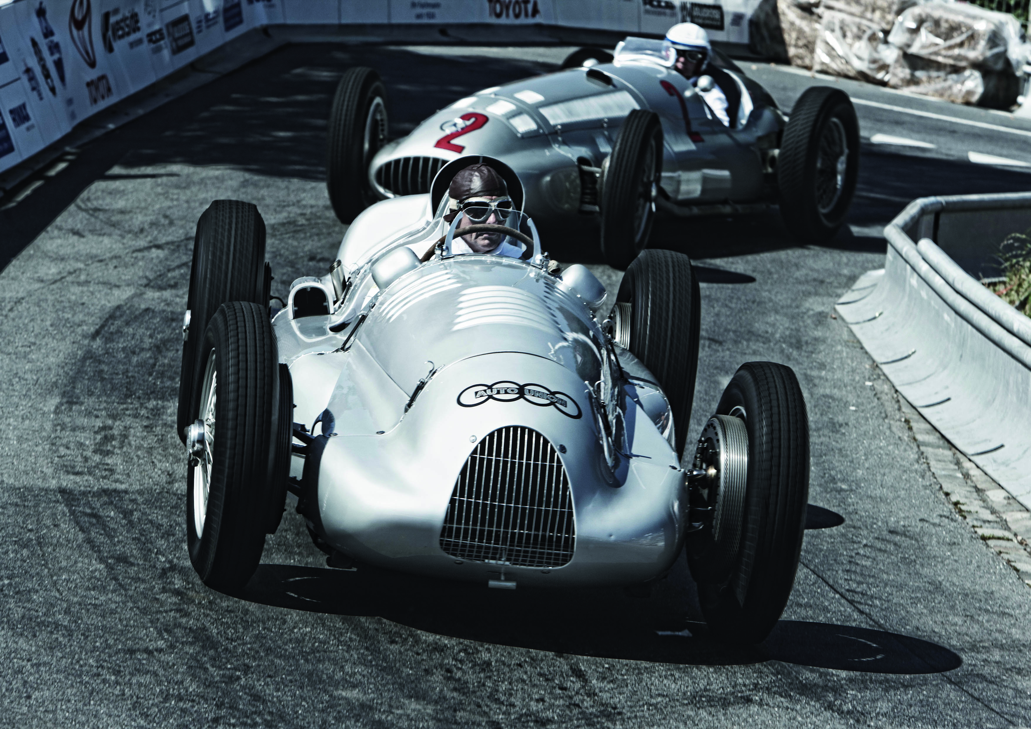 Auto Union Typ D Doppelkompressor z 1939 roku w czasie Goodwood Festival of Speed