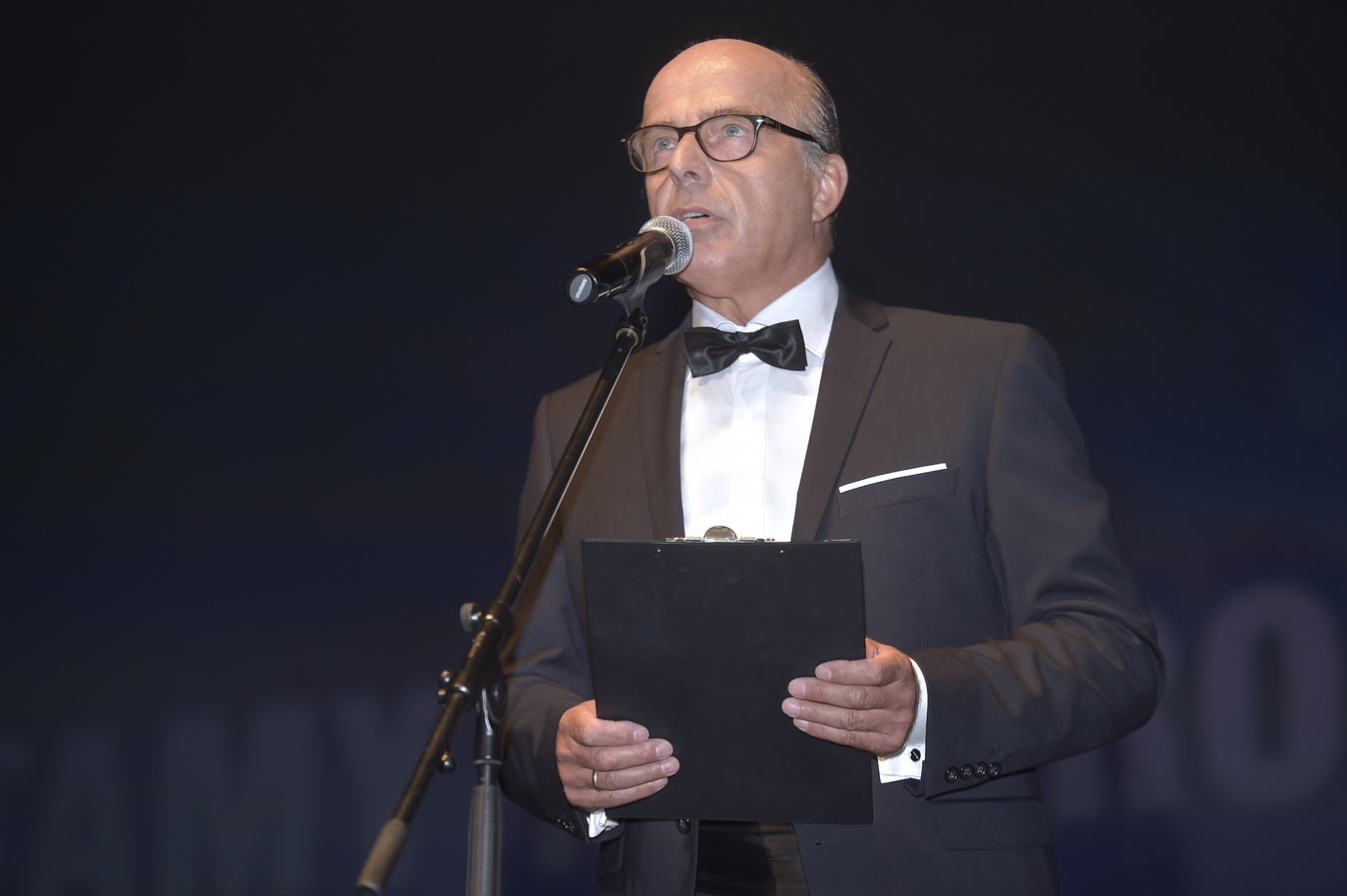 Gospodarzem wieczoru był prawicowy publicysta Jan Pospieszalski.