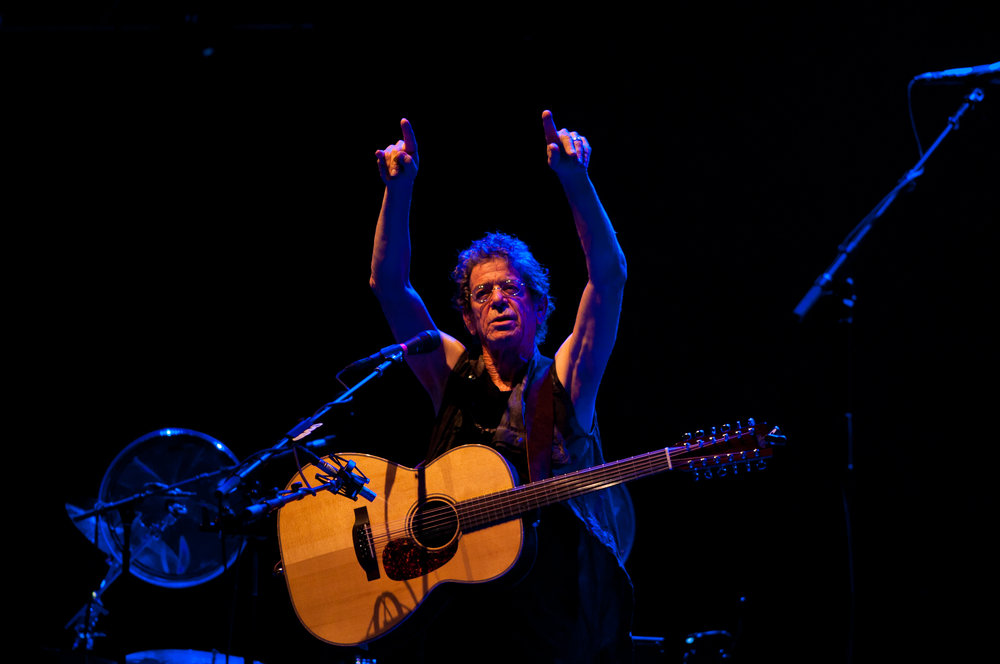 Lou Reed podczas koncertu w słowackim Trencinie – lipiec 2012