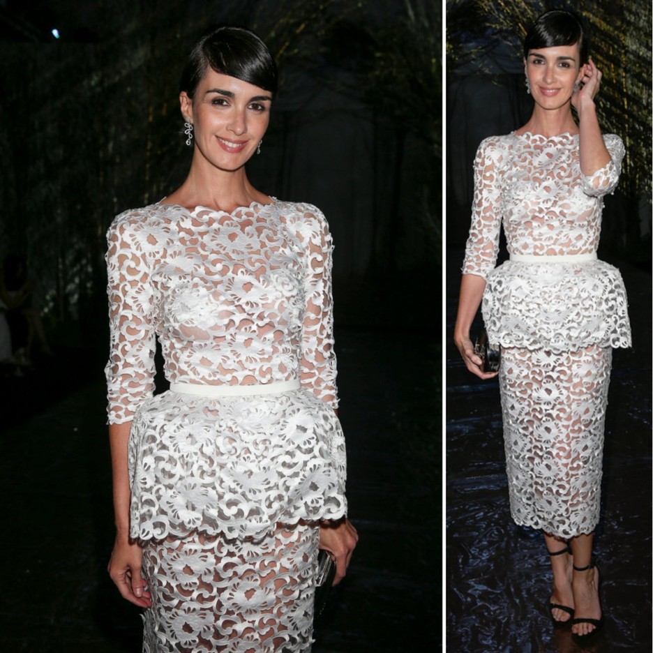 Paz Vega na pokazie Ralph and Russo Couture
