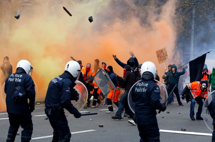 BELGIUM - POLITICS BUSINESS CIVIL UNREST EMPLOYMENT
