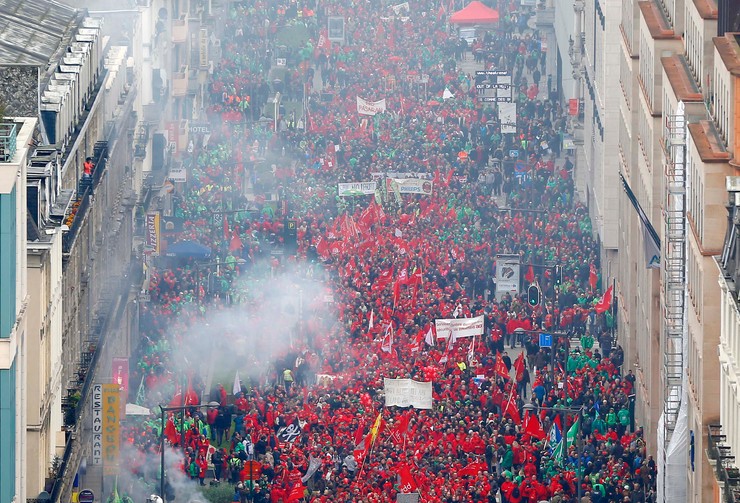 BELGIUM - POLITICS BUSINESS CIVIL UNREST