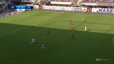 Piast - Legia (1:3): Nagy dobija rywala po przepięknym podaniu Carlitosa!