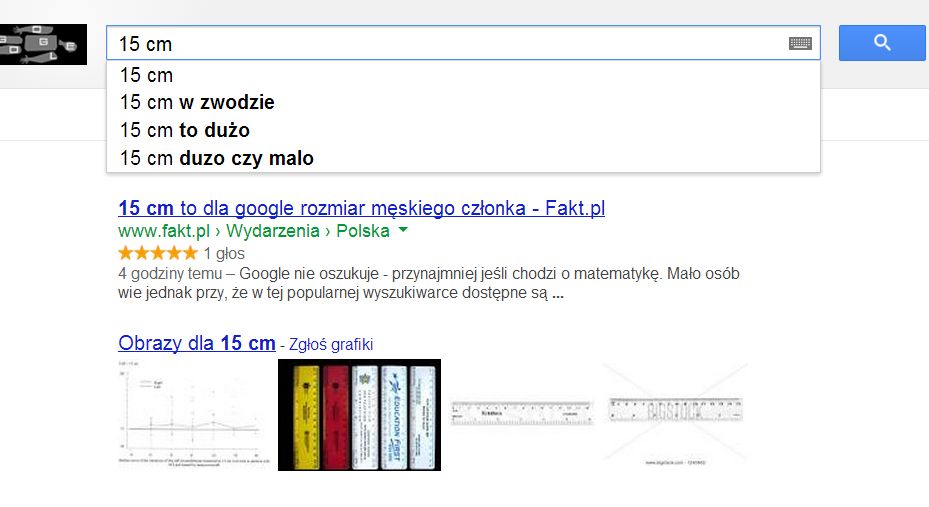 Podpowiedzi Google