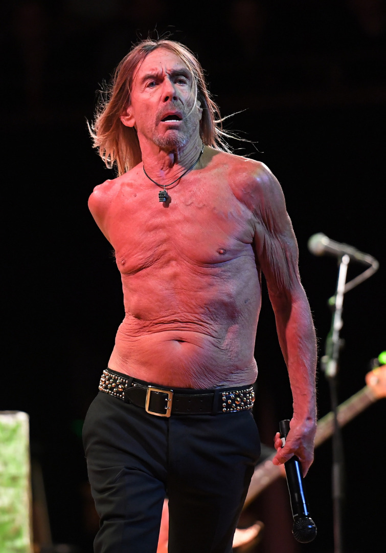 Iggy Pop podczas koncertu w Sydney, 15 kwietnia 2019 roku