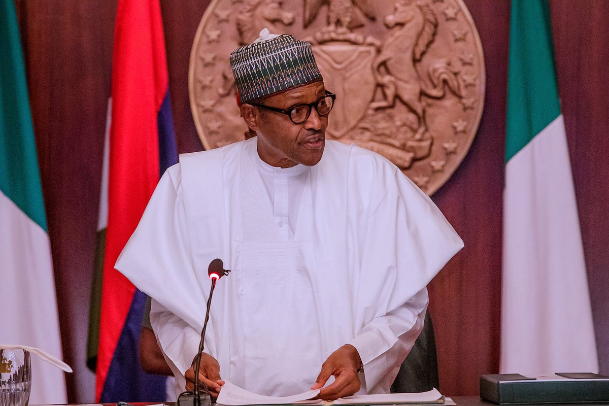 Buhari receives report on implementation of N30,000 National Minimum Wage [Twitter/@MBuhari