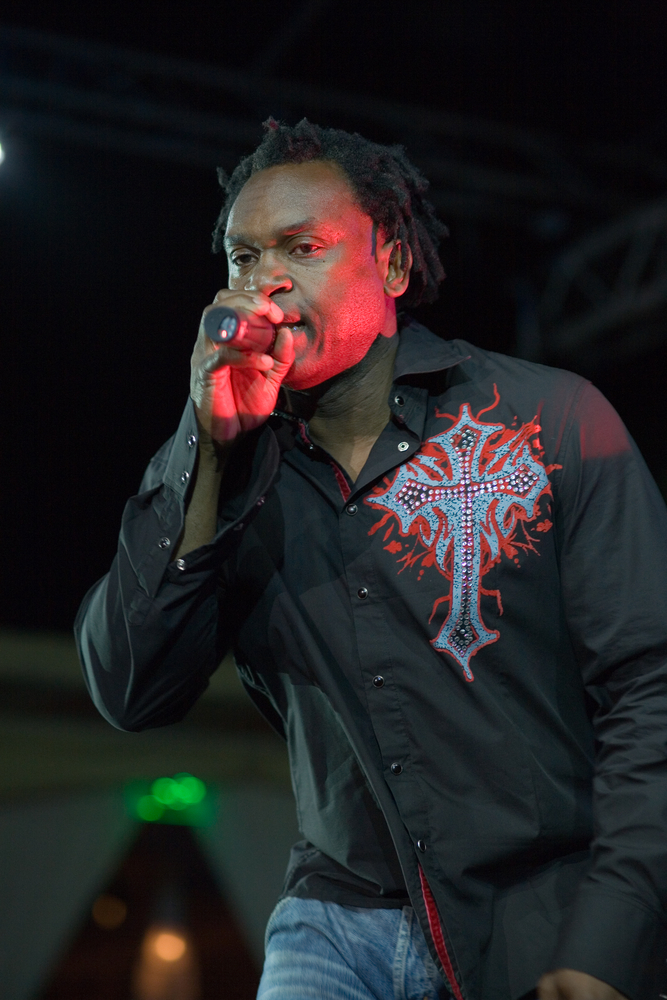 Dr. Alban podczas koncertu w Budapeszcie w 2009 roku