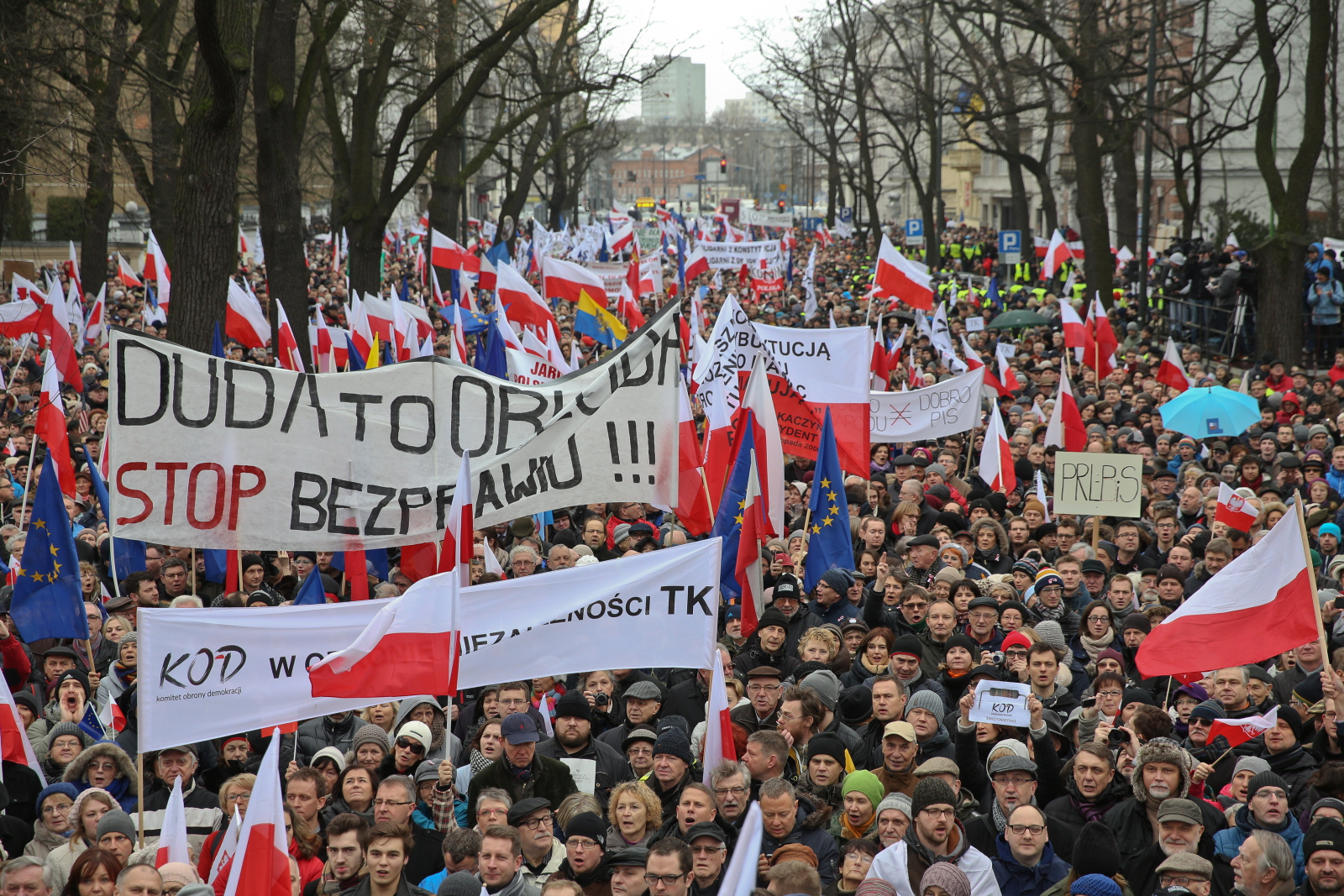 Podczas marszu skandowano między innymi hasła