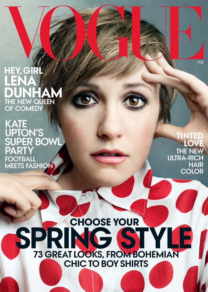 Lena Dunham dziś jest dziewczyną z okładek