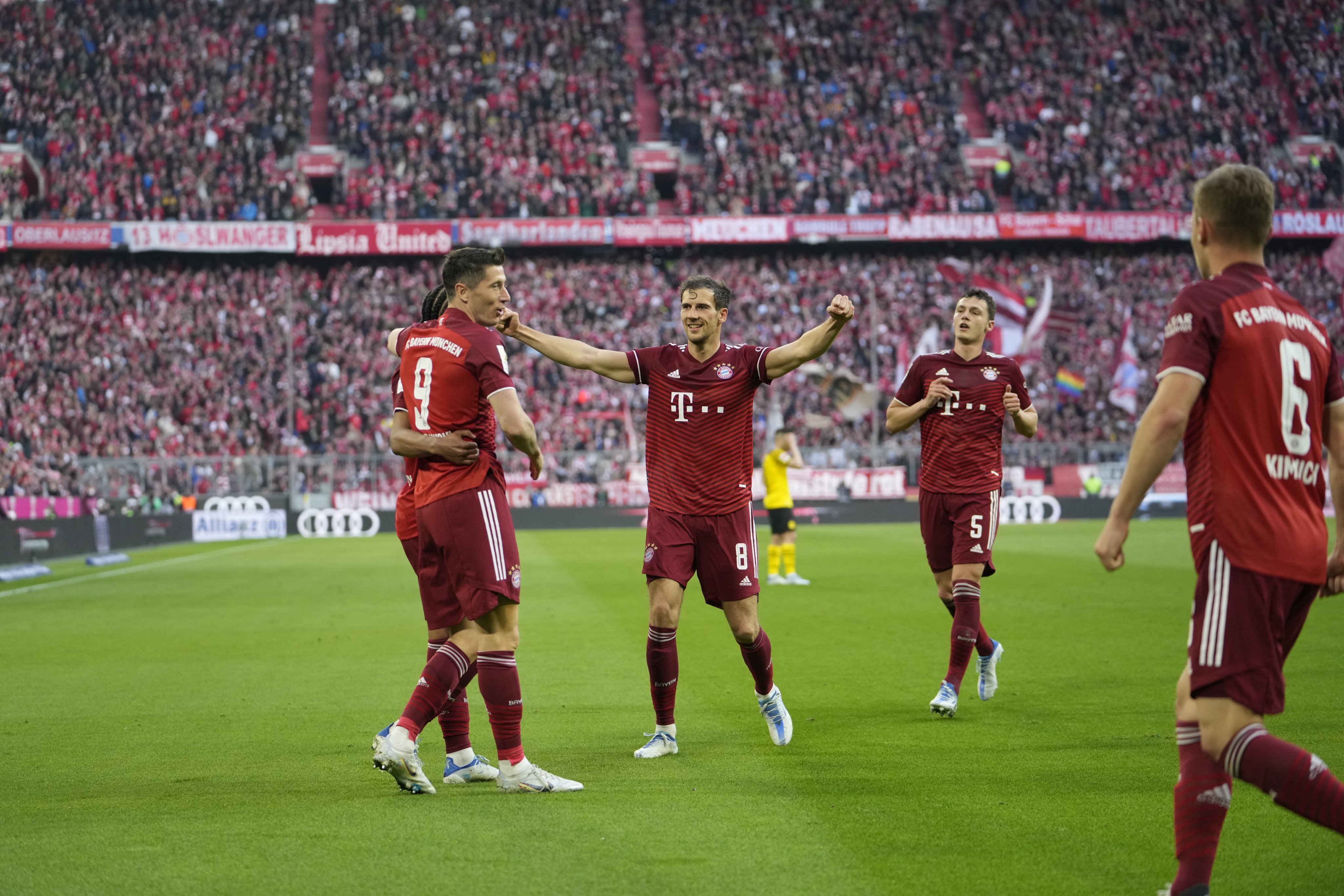 Bayern Munich seal 10th consecutive Bundesliga title after Der Klassiker win over Dortmund