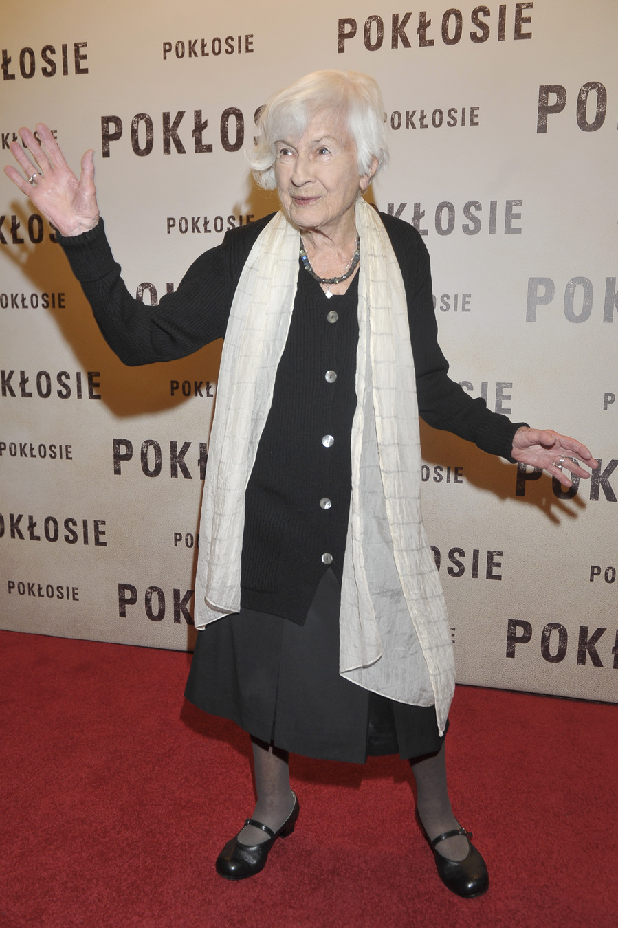 Danuta Szaflarska na premierze