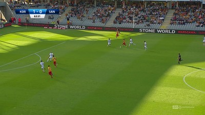 Korona - Sandecja (1:0): Gliwa odebrał Soriano dublet. Doskonała interwencja, 29-latek najlepszy w barwach w gości