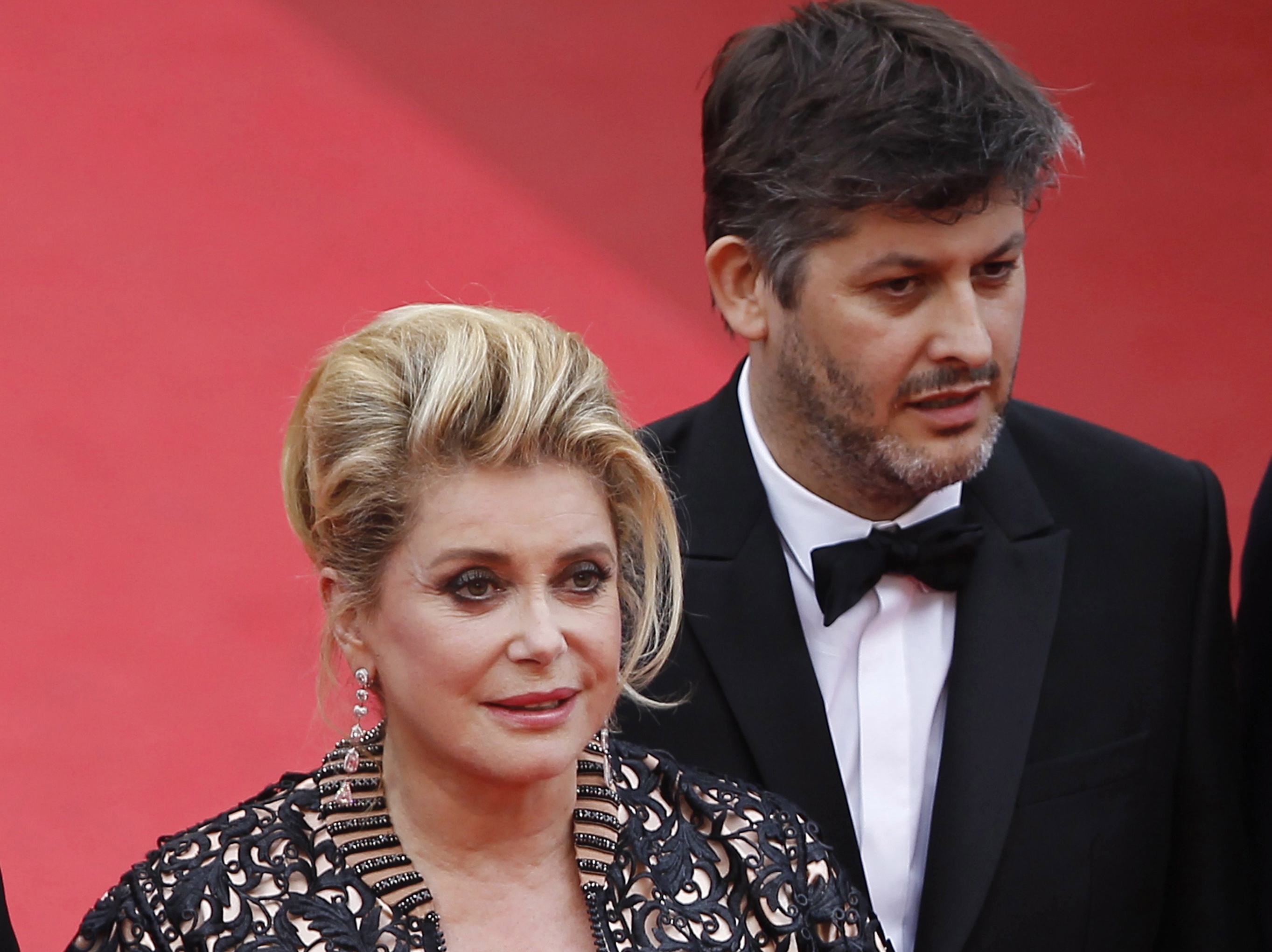 Catherine Deneuve i reżyser Christophe Honore (twórca