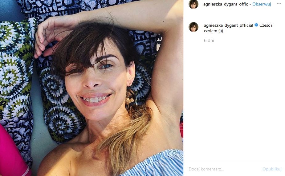 Agnieszka Dygant wypoczywa na Zanzibarze