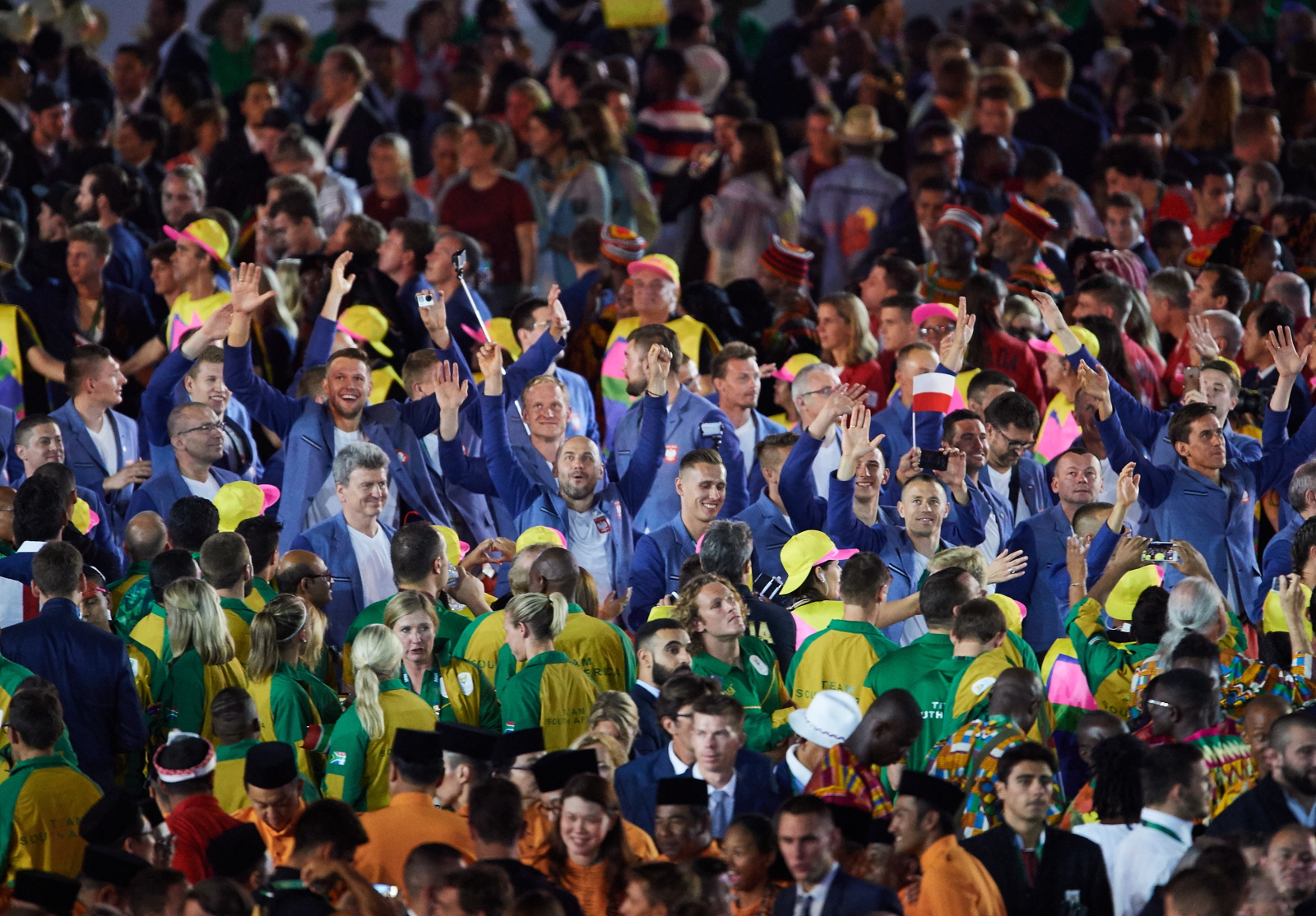 Polscy sportowcy efektownie zaprezentowali się na ceremonii otwarcia igrzysk w Rio de Janeiro