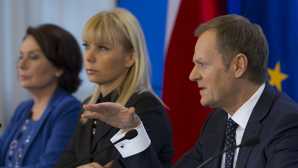 Małgorzata Kidawa-Błońska, Elżbieta Bieńkowska, Donald Tusk