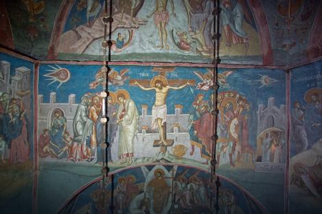 Freska Hristovog raspeća u Dečanima