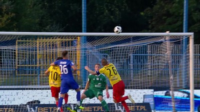 Wisła P. - Korona (0:2): Kielczanie wciąż dążyli do trzeciego gola. Dahne ratuje Wisłę po raz kolejny