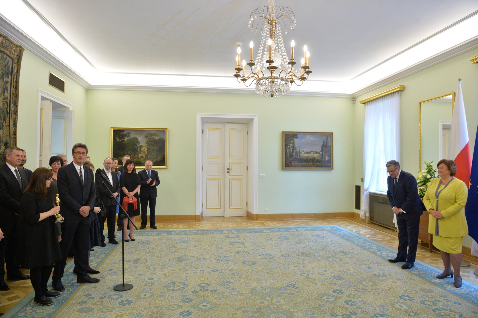Prezydent spotkał się z twórcami