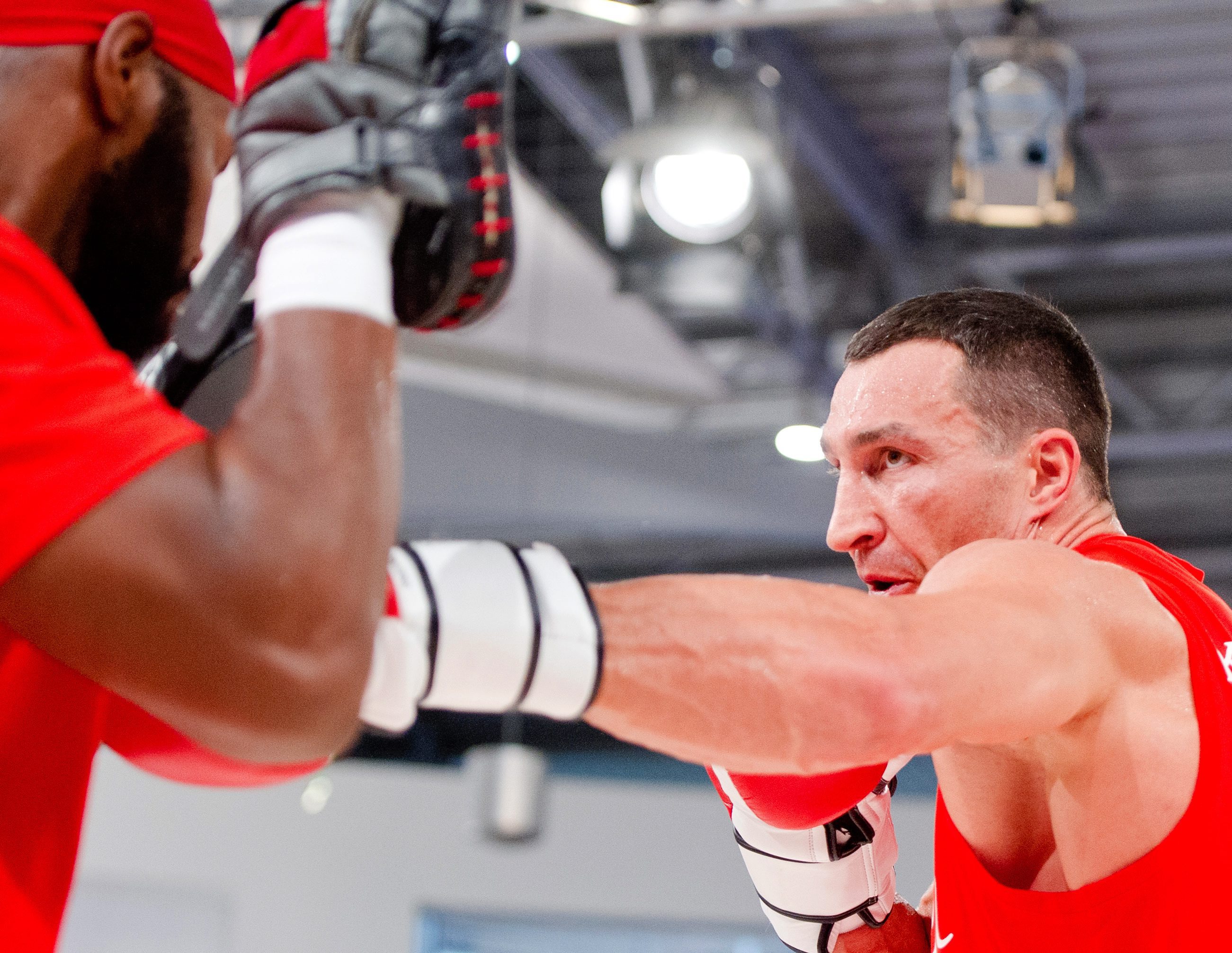 Władimir Kliczko i Kubrat Pulev trenują przed walką o mistrzowskie pasy