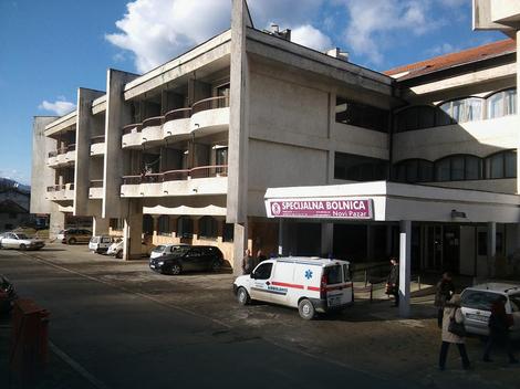 Novopazarska bolnica u kojoj je pucano u Ajdinovića
