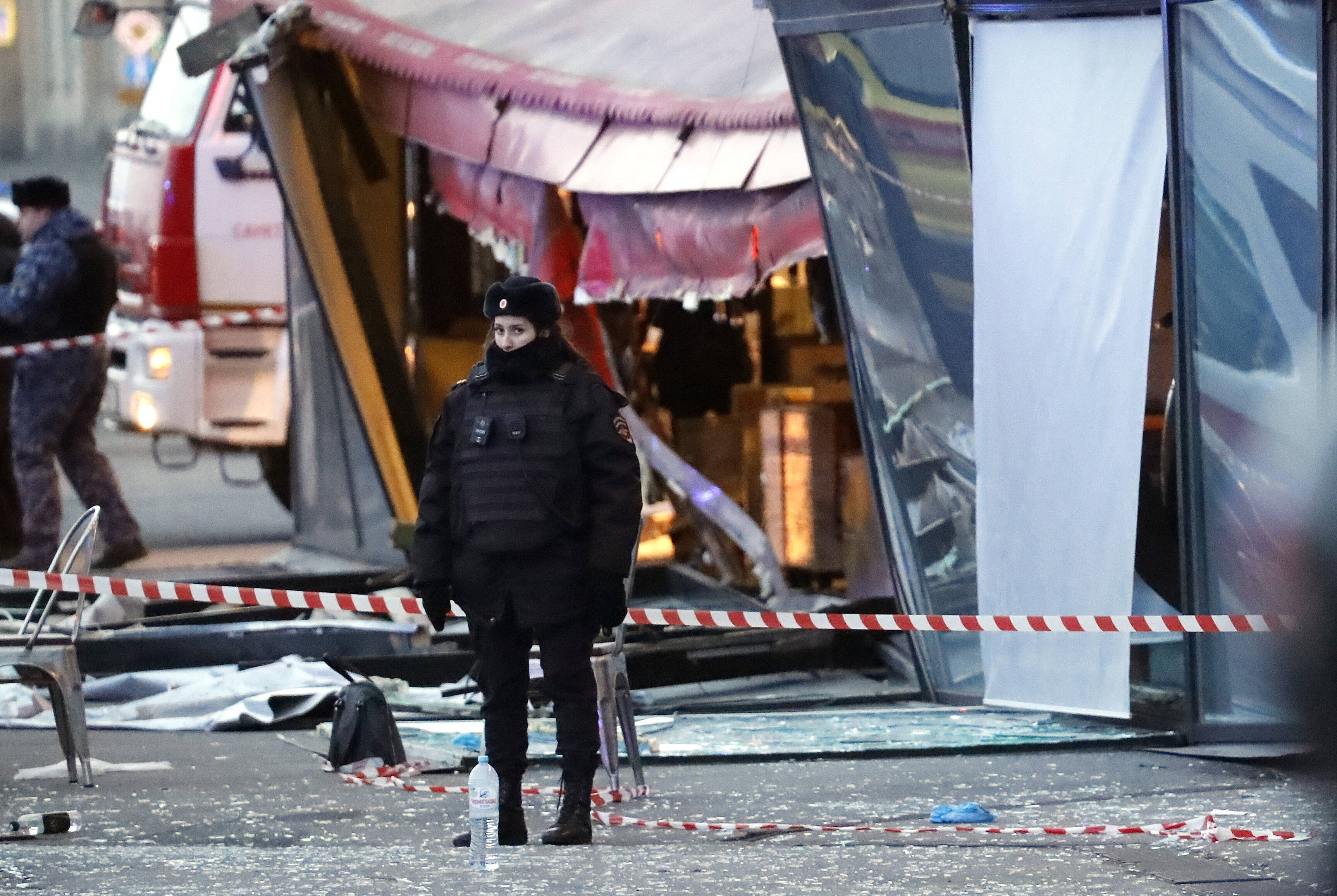 Zamach w centrum Petersburga. Moment wybuchu zarejestrowały kamery ulicznego monitoringu