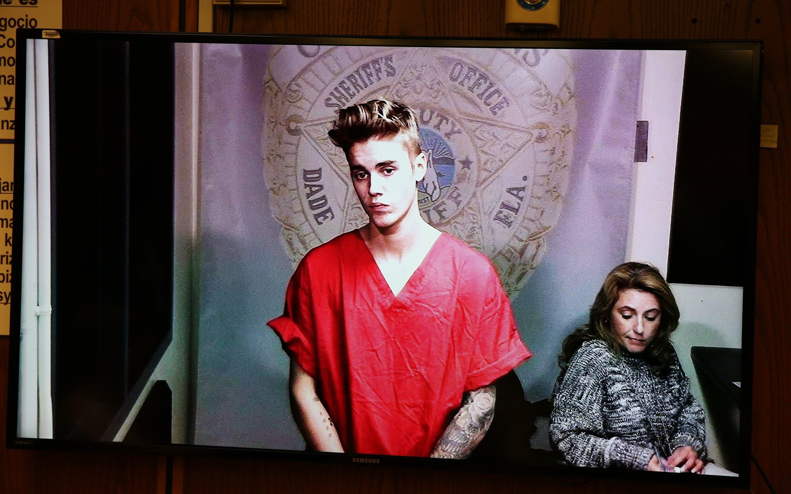Justin Bieber po aresztowaniu w Miami