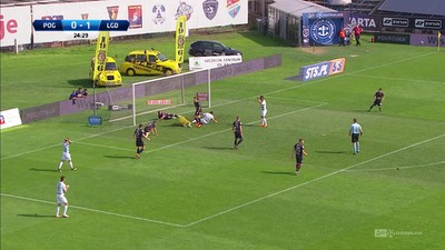 Pogoń - Lechia (0:1): Peszko o włos od trafienia! Reprezentant Polski strzelał na raty, ale jego próbę ofiarnie zablokował obrońca