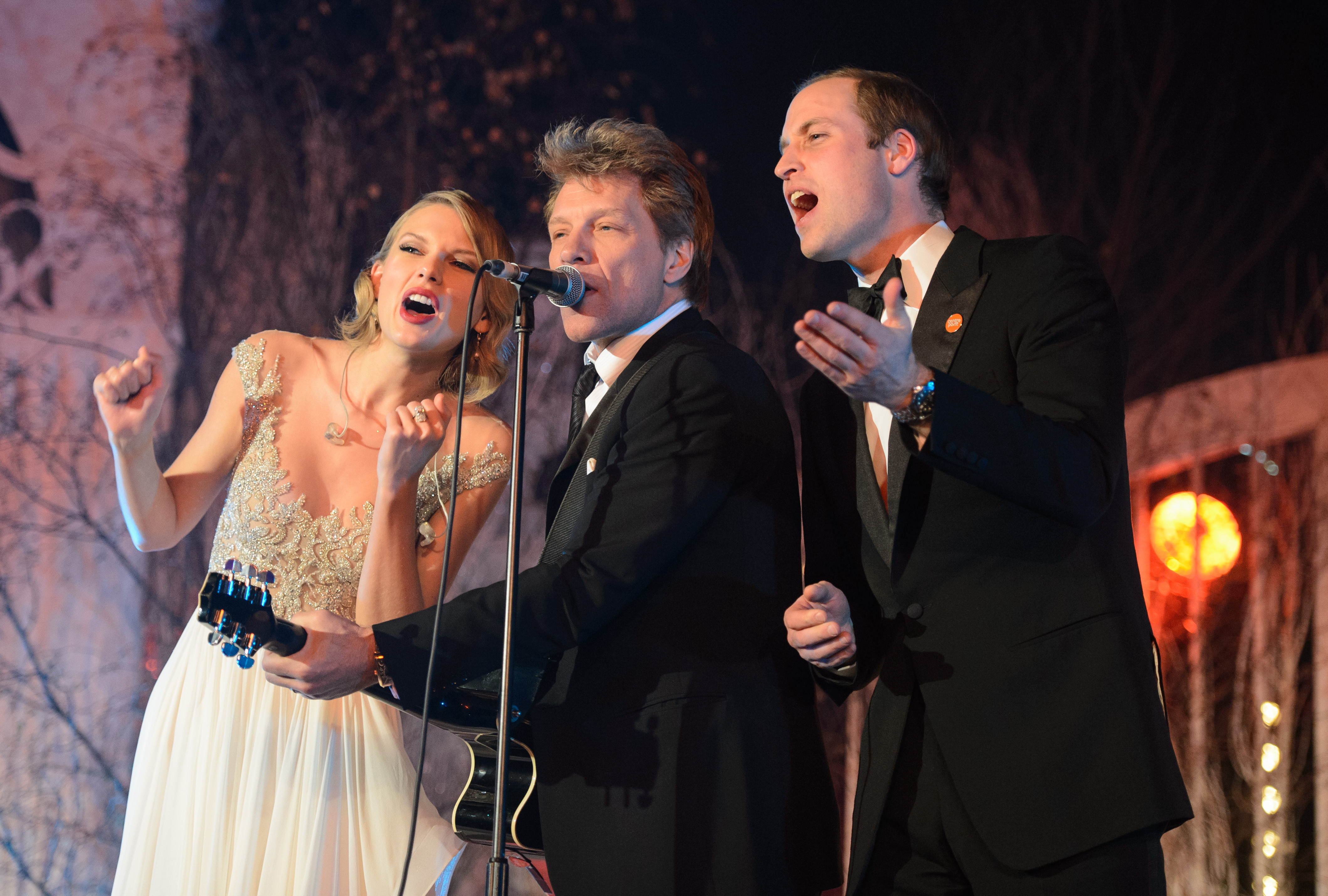 Taylor Swift, Jon Bon Jovi i Książę William