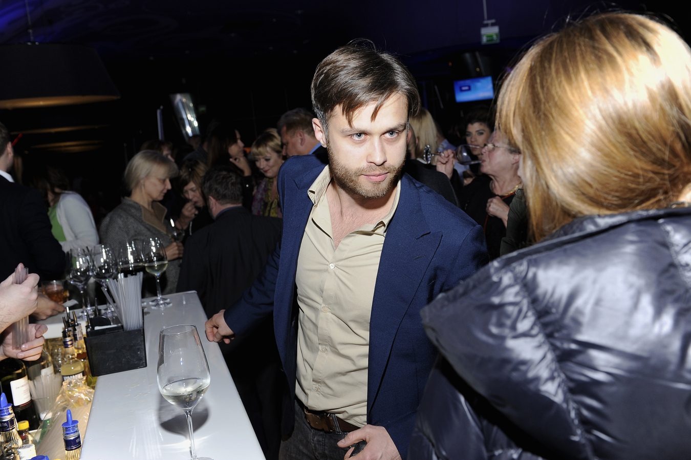 Maciej Zakościelny na premierze filmu