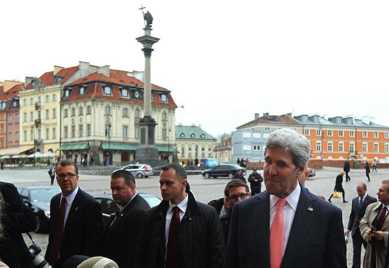 WARSZAWA JOHN KERRY WIZYTA KRAKOWSKIE PRZEDMIEŚCIE