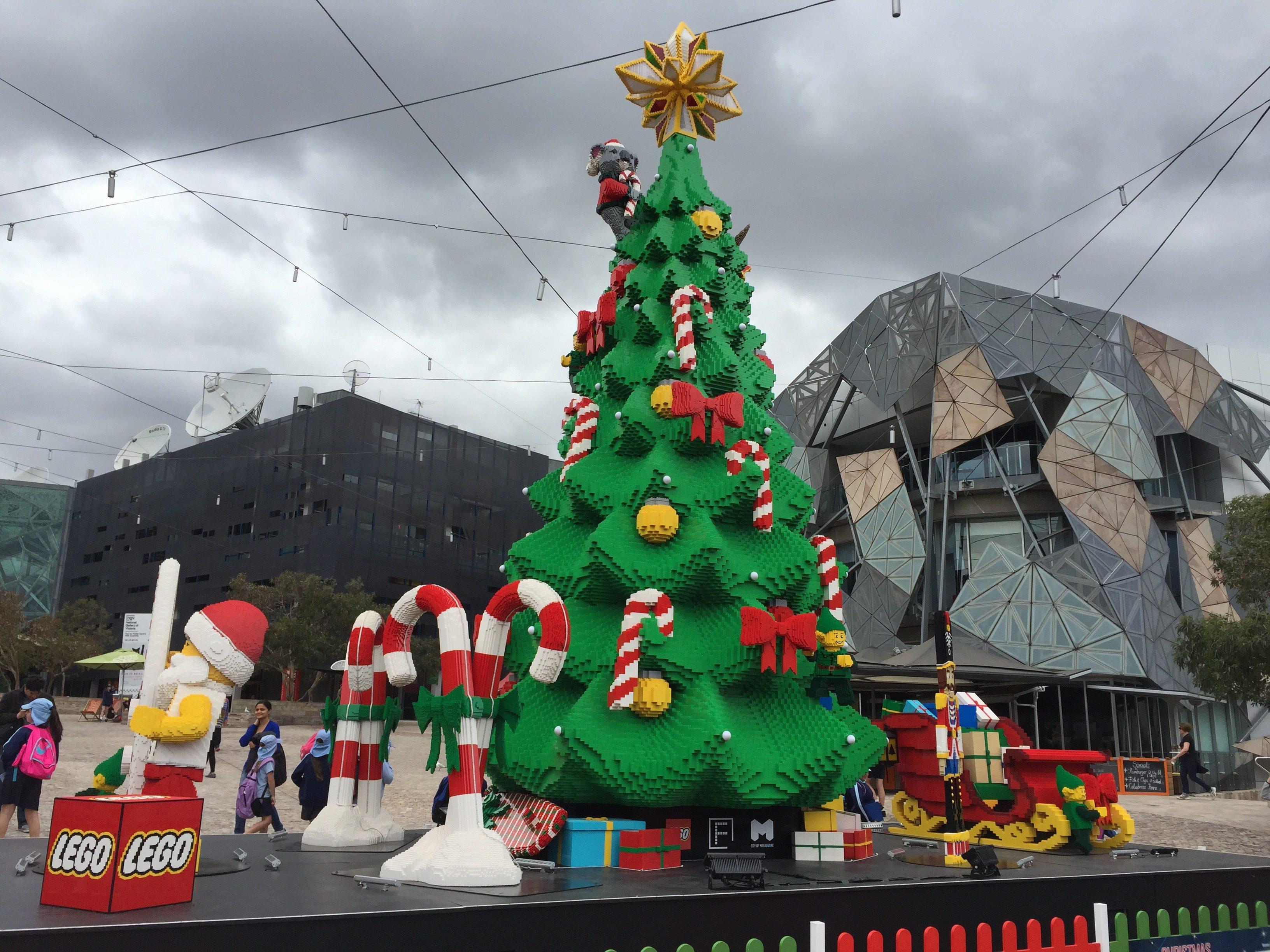 Lego Christmas Tree in Melbourne