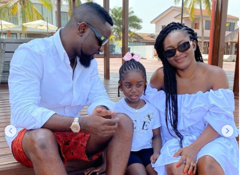 Sarkodie and his family 