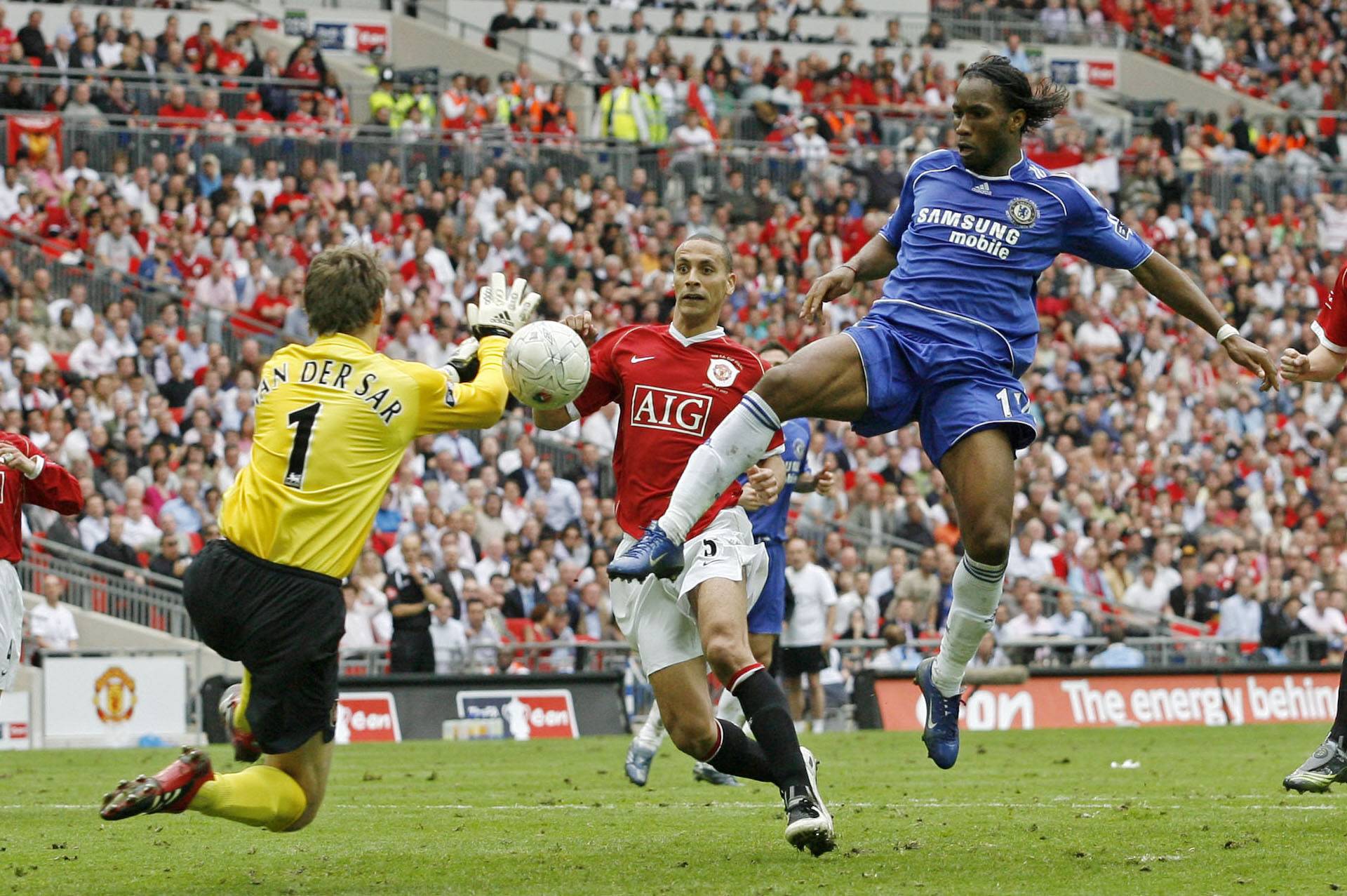 Didier Drogba scored the winning goal in the 2007 FA Cup final