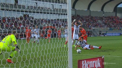 Bruk-Bet - Sandecja (1:0): Śpiączka bliski kolejnego trafienia! Świetną wrzutką popisał się Stefanik