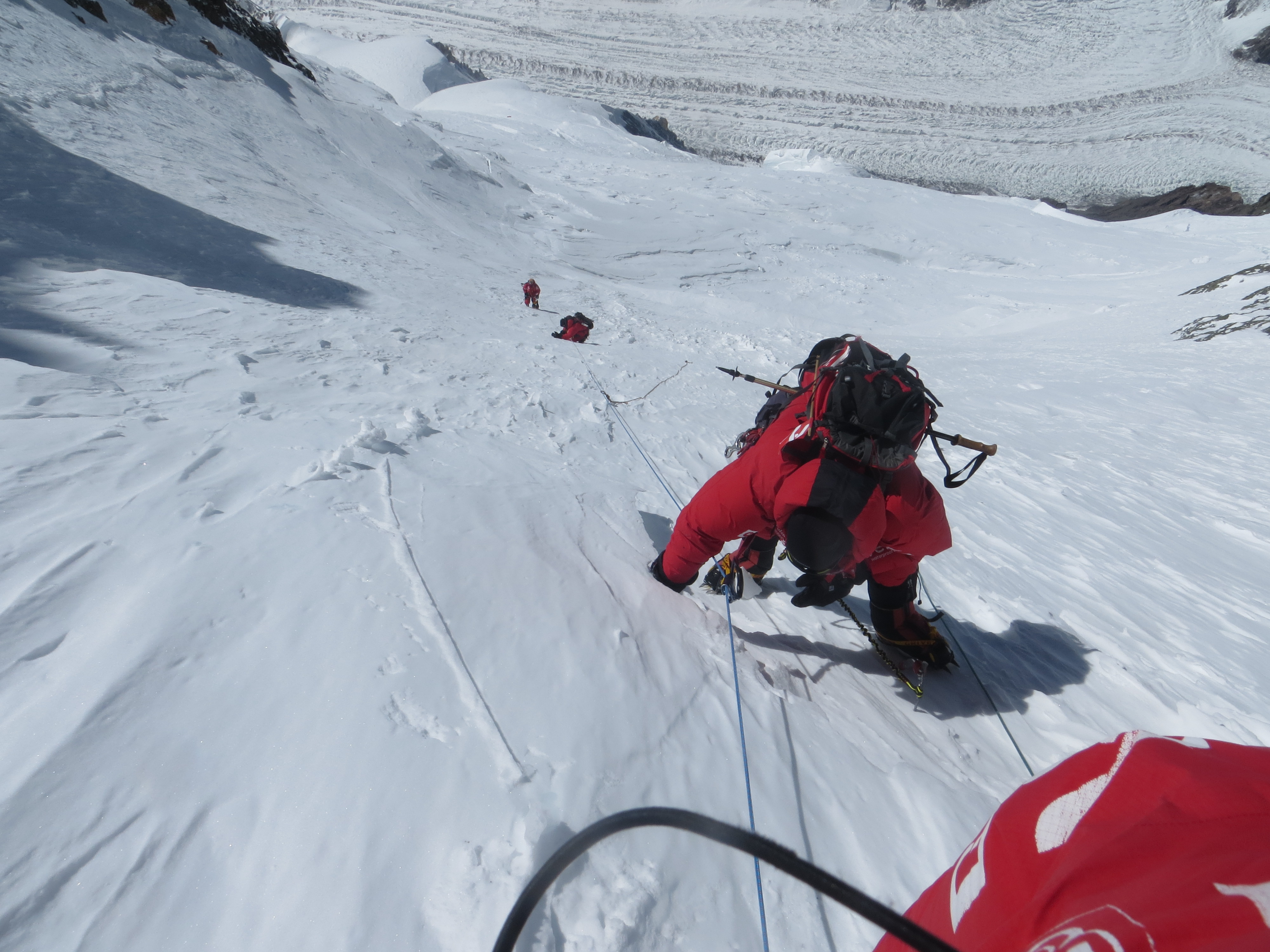 Wyprawa na Broad Peak - pod przełęczą