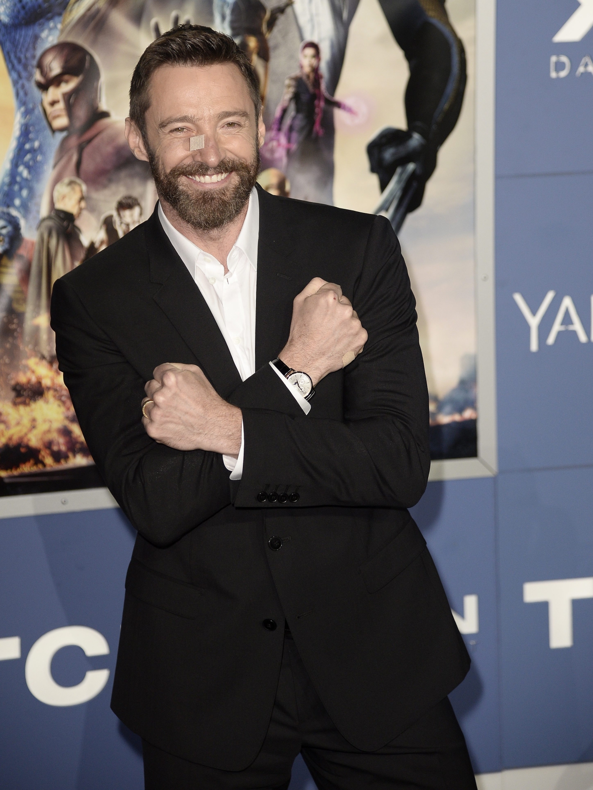 Hugh Jackman na premierze filmu