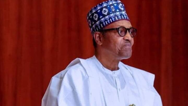 President Muhammadu Buhari. [Twitter/@BashirAhmaad]