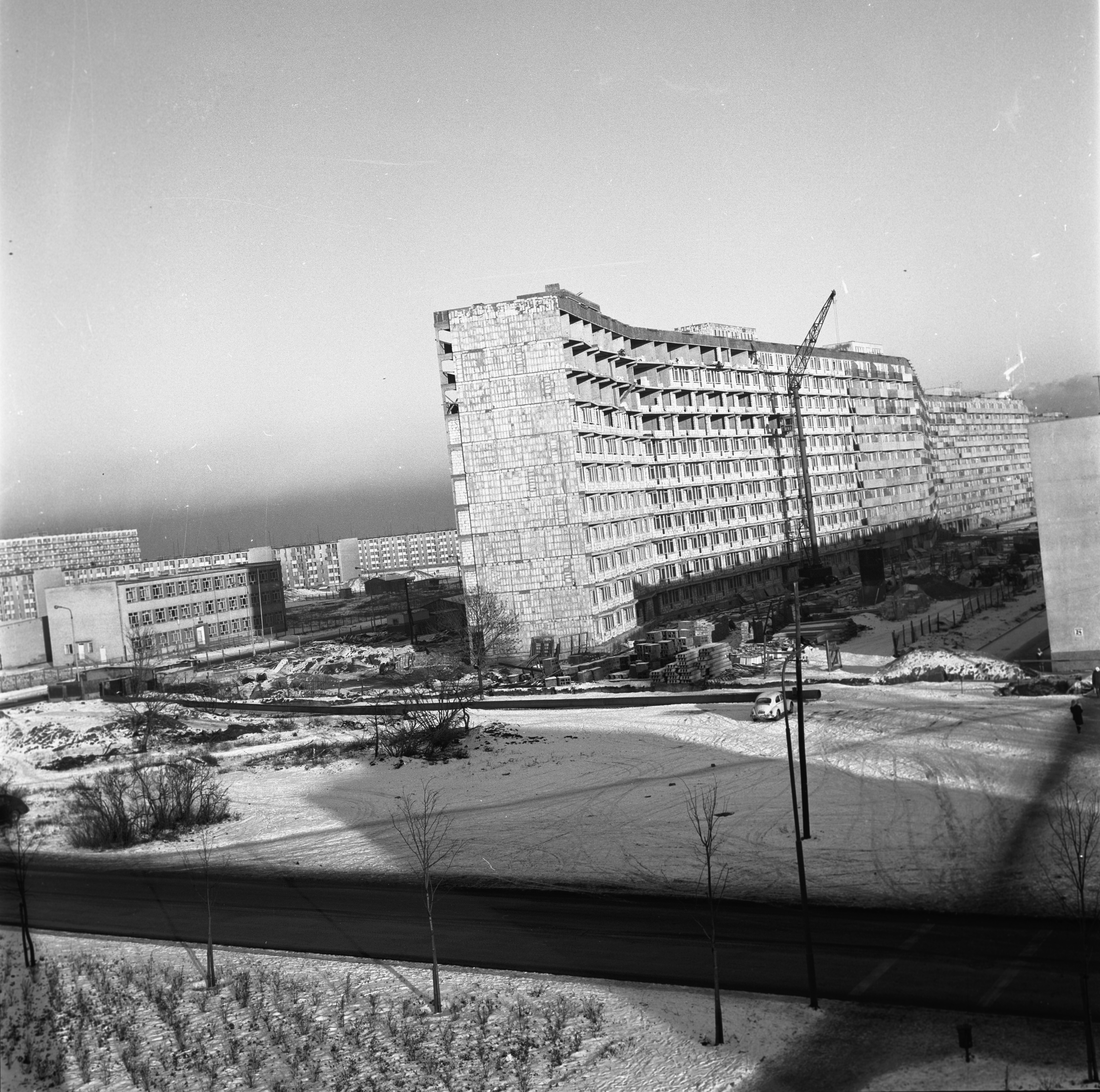 Falowiec w Gdańsku. Architektura PRL