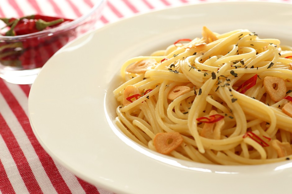 Spaghetti aglio, olio, peperoncino