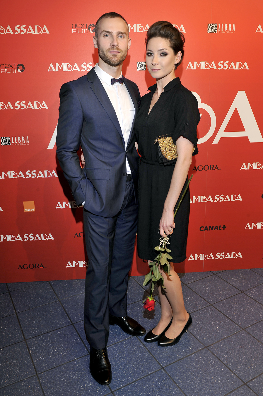 Bartosz Porczyk i Magdalena Grąziowska na premierze filmu
