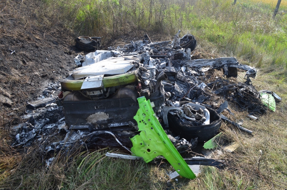 Tyle zostało z lamborghni huracan