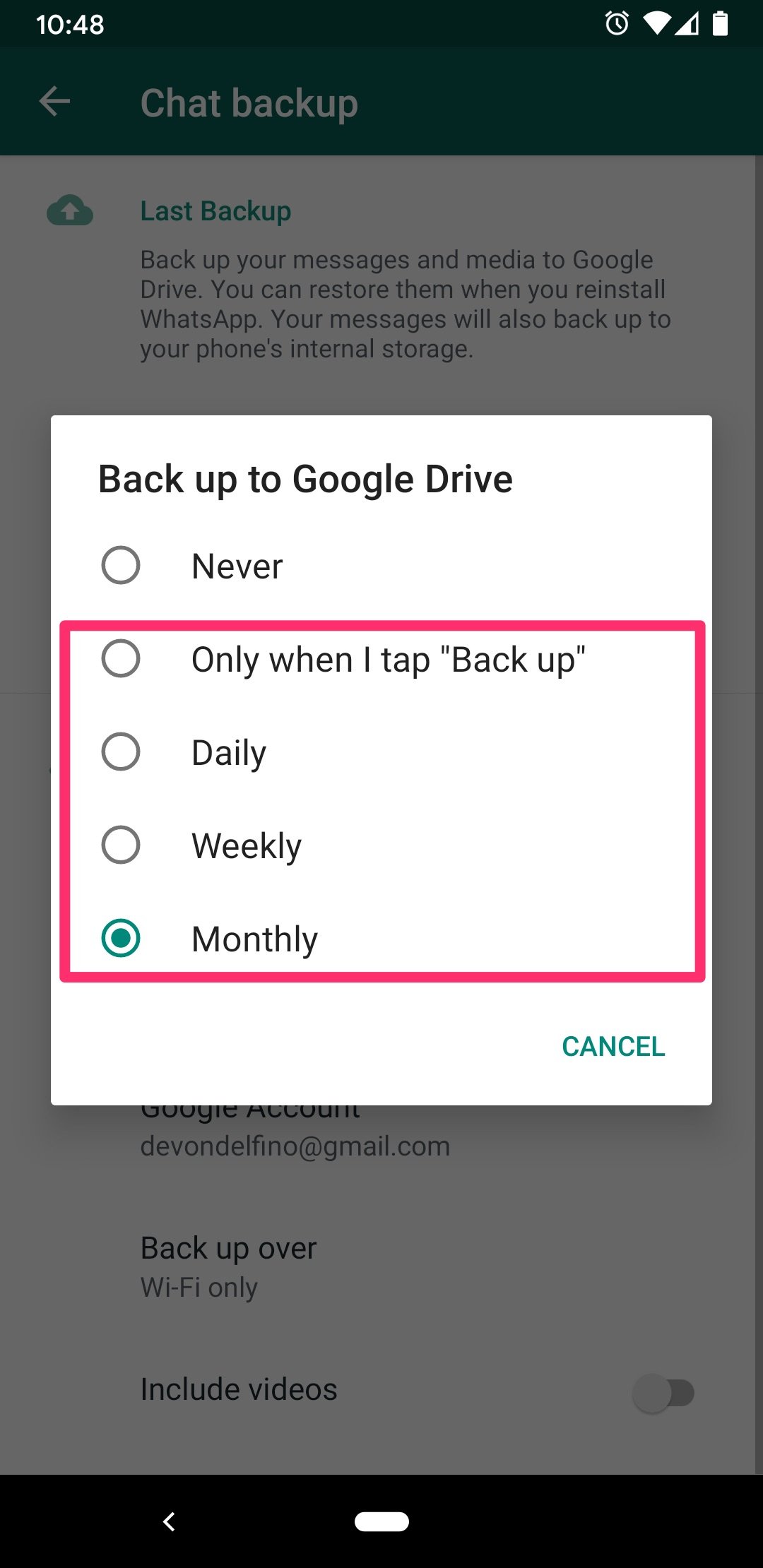 How to recover deleted WhatsApp messages from a backup on your Android device