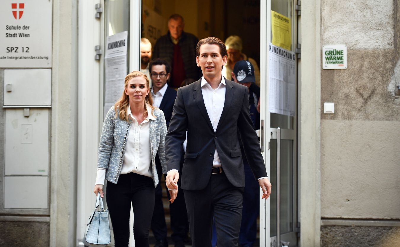 Susane Thier i Sebastian Kurz