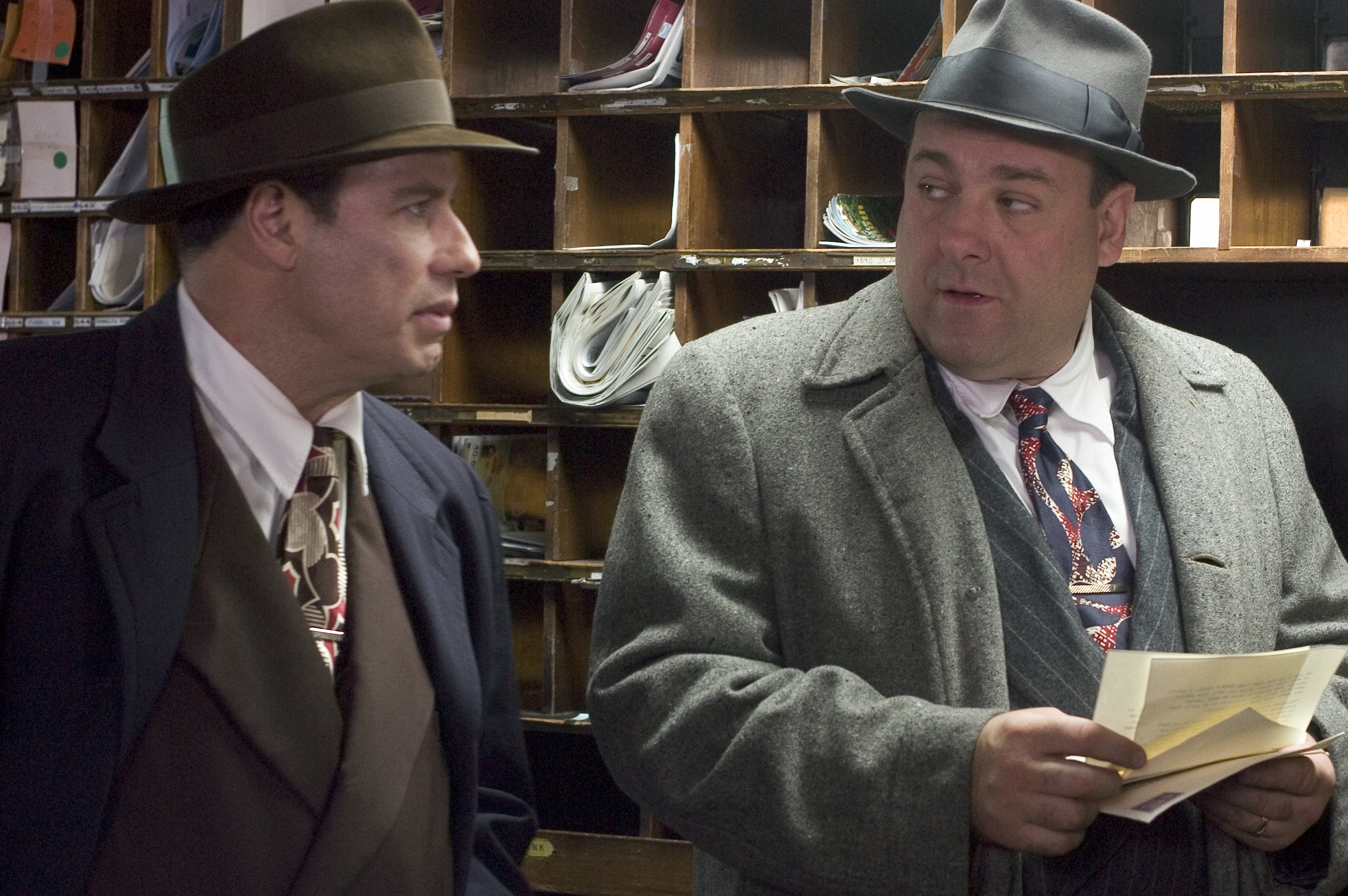 James Gandolfini i John Travolta w filmie