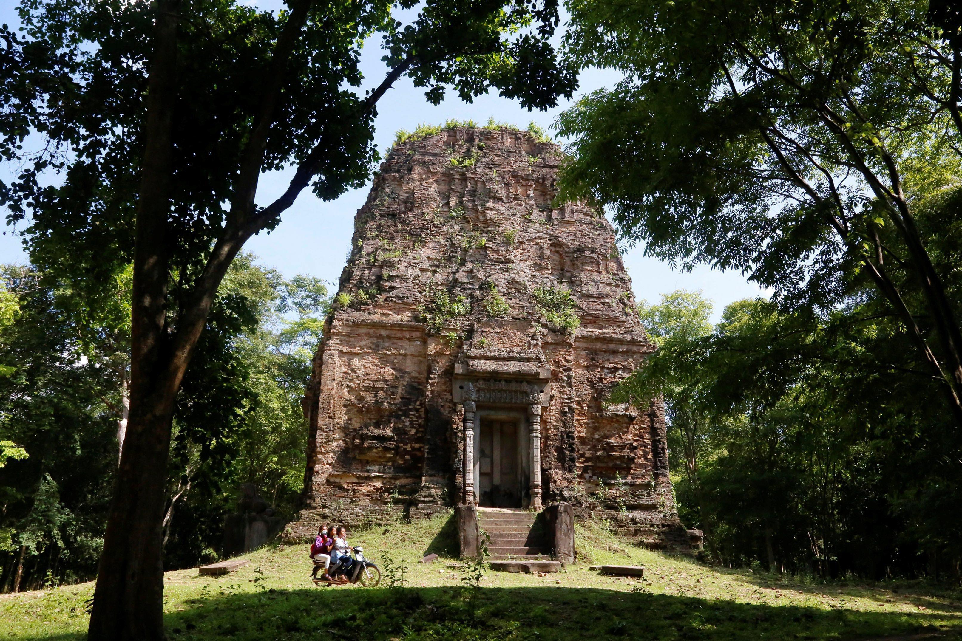 Sambor Prei Kuk temple, an archaeological site of Ancient Ishanapura, is seen in Kampong Thom provin