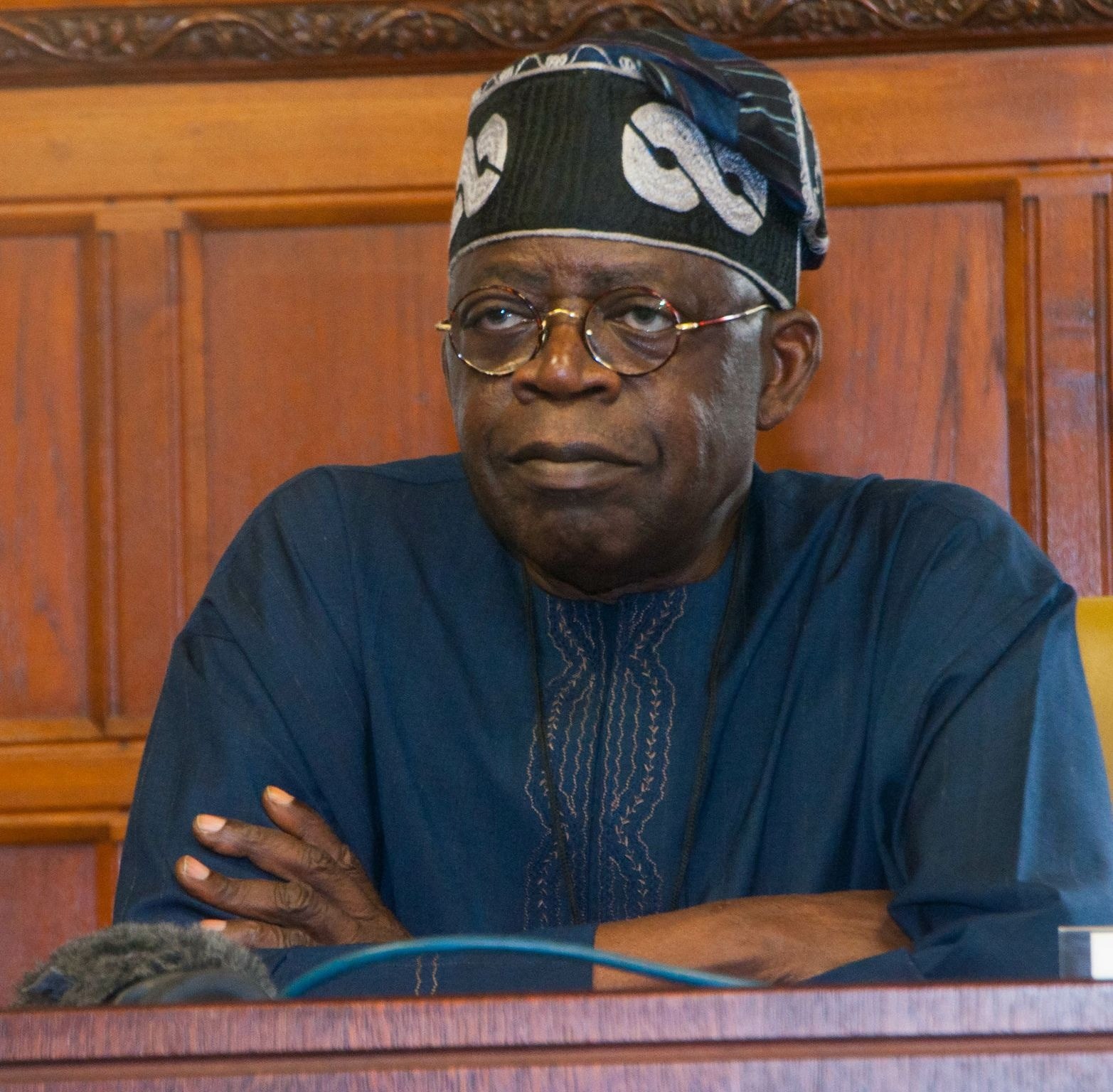 Bola Tinubu, the former governor of Lagos state is the National leader of the ruling party (Premium Times)